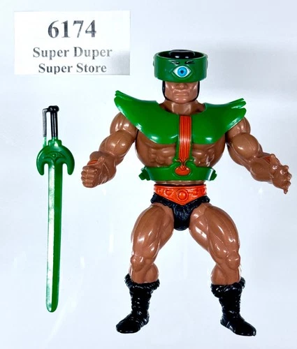 SDSS GOLD ~ Vintage - Masters of The Universe - TRI-KLOPS - 1983 - Complete MOTU