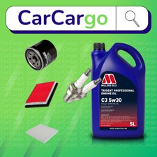 SERVICE KIT FOR NISSAN NOTE 1.2 2012-2023 OIL AIR CABIN + SPARKS MILLERS OIL