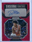 2023 Prizm Draft Picks - Dillon Mitchell - /40 - Sensational Signatures - Texas