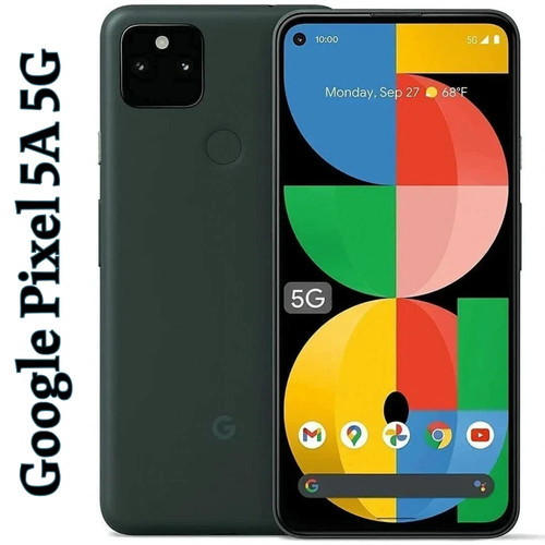 Google Pixel 5a 5G, 128 GB, Desbloqueado, Sin SIM, nunca usado, Verde Oscuro Grado A++ - Imagen 4 de 5
