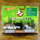Hot Wheels Ghostbusters 2016 Movie 2-Pack Ecto-1 Ecto-2 Motorcycle Real Riders