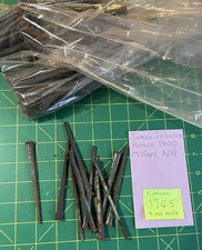 Vintage Lot of New Old Stock 1962 FIVE Pounds Of 4 Inch Nails, JJ05