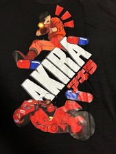 AKIRA T-shirt Double-sided Print Kaneda's Bike on Back L Size