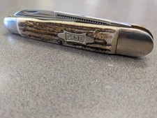 Pocketknife Case XX 53091 1990 Whittler Split Backspring Stag Bowtie