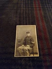 CDV Photo With Civil War Soldier, Identified On Back. Killed In Civil War!