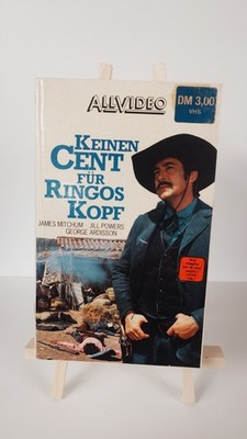 Keinen Cent für Ringos Kopf James Mitchum Western FSK 16 ALLVIDEO VHS Hartbox