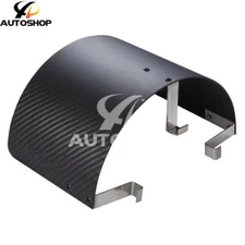 Carbon Fiber Style Car Cold Air Intake Cone Motion Air Filter Cover Heat Shield