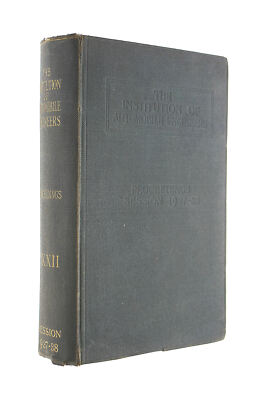 The Institution Of Automobile Engineers, Proceedings Of The Session 1937 - 1938