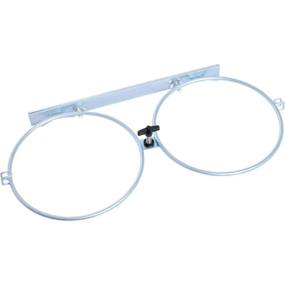 Zwingerhalter Wandhalter Doppelnapf Futterbar Edelstahl 2x Hunde-Napf Wassernapf - Bild 2 von 4