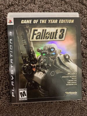 Fallout 3 -- Game of the Year Edition (Sony PlayStation 3, 2009)