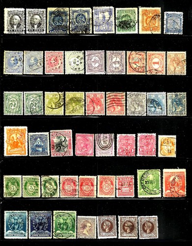 World Wide 1800's Collectible Postage Stamps from 49 Countries, 687 stamps - Picture 4 of 8