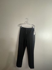 Danielle Bernstein Size 2 Women's Zip Up Career Pants Black