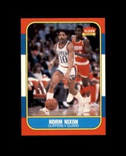 1986-87 Fleer #80 Norm Nixon MINT Clippers Break 6