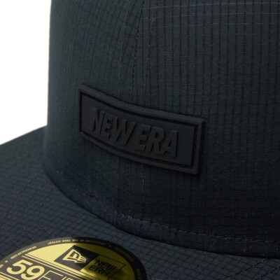 [NEW ERA] BLACK LABEL A VENT /追跡付 New Era 59FIFTY Performance Cap Dot Air Rubber Patch Black