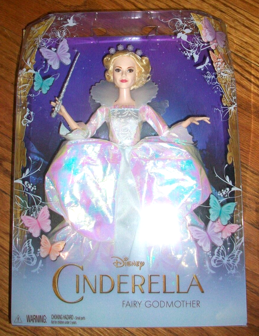 2015 Mattel Live Action Movie Cinderella Fairy Godmother Doll | eBay