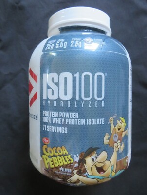 Dymatize ISO100 Hydrolyzed Protein Powder Cocoa Pebbles 5 lbs 71 Servings