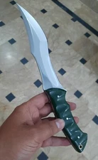 RaB Handmade Full Tang D2 Steel Combat Survival Military Fighting Hunting Knife