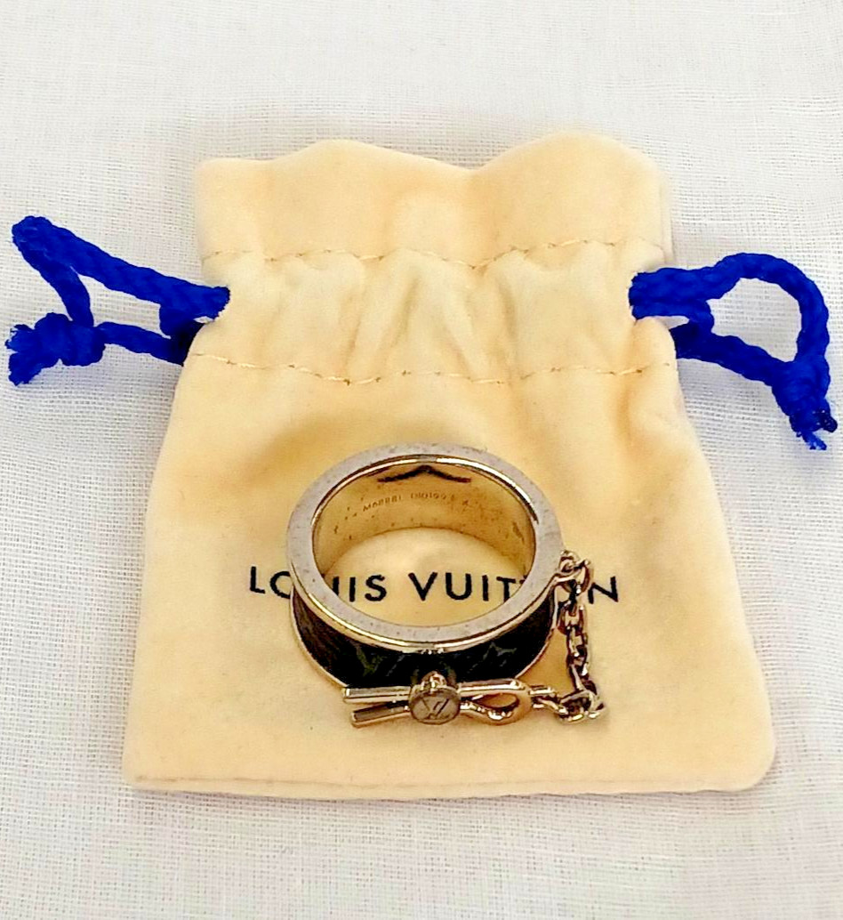 Authentic LOUIS VUITTON Monogram Eclipse Berg Pin… - image 19