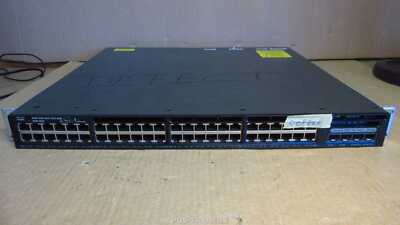 Cisco WS-C3650-48PD-L V05 PoE 48-Ports Gigabit + 4x SFP Ports Switch DEFECT