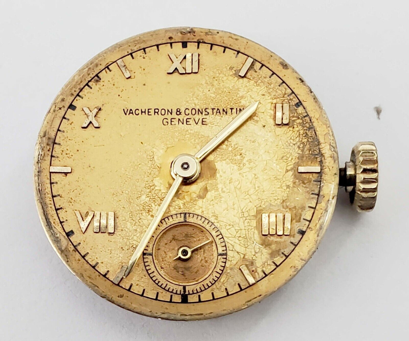 Vacheron Constantin Men Wrist Watch Movement Runs AS IS #64-3