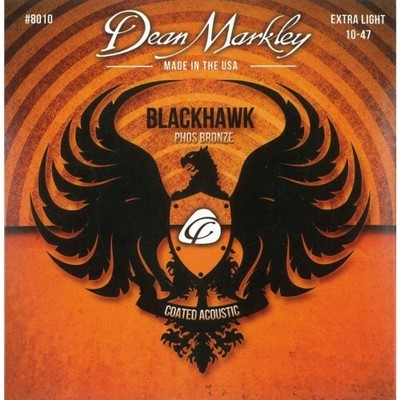 Dean Markley Blackhawk Acoustic 8010 Pure Bronze Extra Light 010-047 | Neu