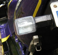 CLEAR ALTERNATIVES Rear Turn Signal Lenses Honda CBR600 91-96  CTS-0002