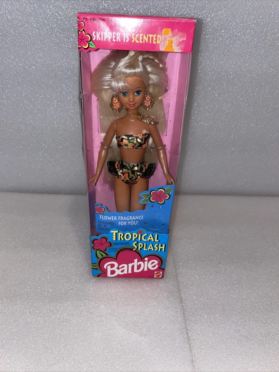 Skipper Barbie Doll Tropical Beach Splash 1994 Mattel 12448 New In