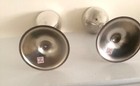 Vintage Pair of Silver Tone Ringed Chalices Wine w/box Made In India - NEW 1998 — photo 8