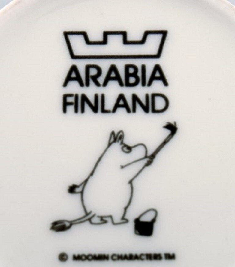 Arabia, Finland. Two cups in porcelain with motifs from 