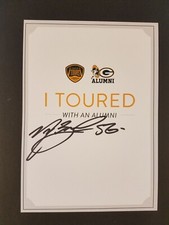 Original Vintage Green Bay Packers Alumni Tour 5 x 7 Autograph Card Nick Barnett
