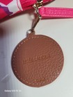 Estee Lauder Pink Purple Leopard Print Makeup Bag-Zipper w/Leather Monkey Pull — photo 5