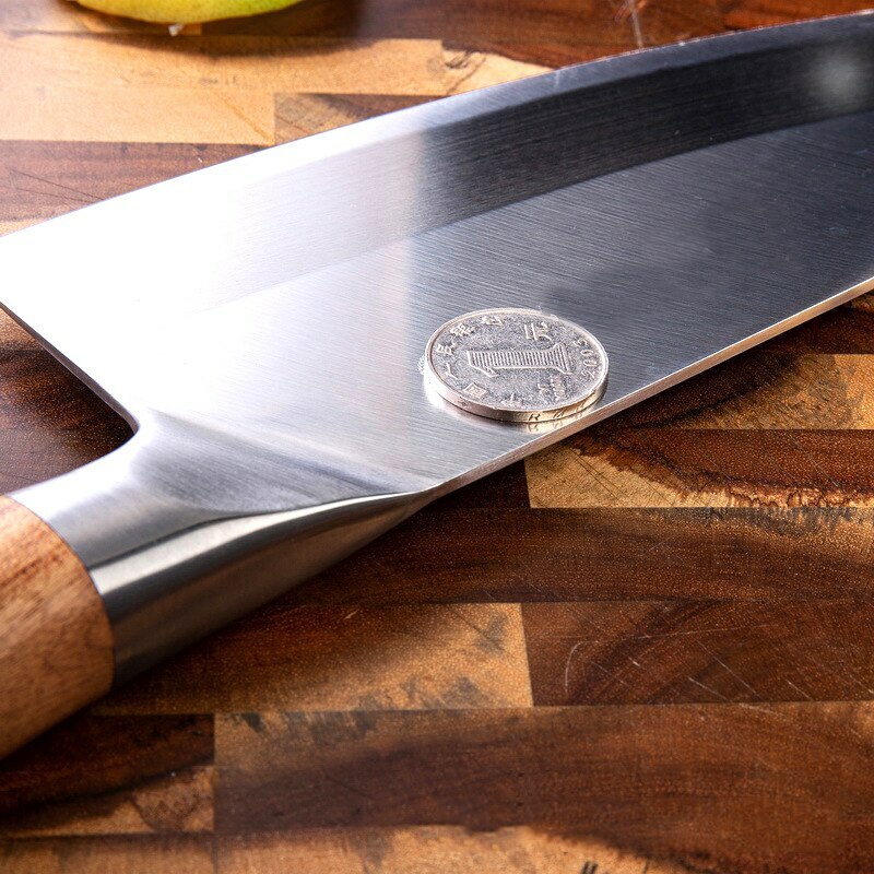 Kitchen Knife Stainless Steel Asian Chef Butcher Sharp Cleaver Chopping Meat US