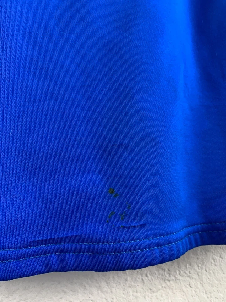 Pearl Izumi Long Sleeve 1/2 Zip Size M Medium Made In USA Blue Cycling Jersey - Image 3 of 4