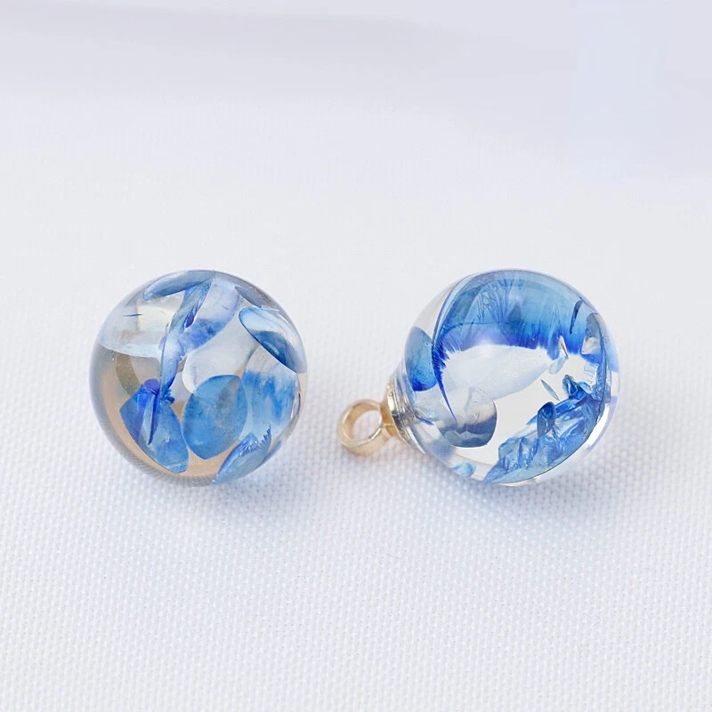 10x DIY 10mm Resin Ball Buttons with Metal Shank for Sewing Clothes Craft Decor - Image 3 of 4