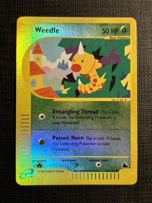 Weedle 115/144 - Skyridge 2003 - Reverse Holo - English Pokemon card