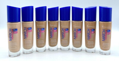 2 PACK - Rimmel London Match Perfection Foundation 1.0 oz - CHOOSE COLOR