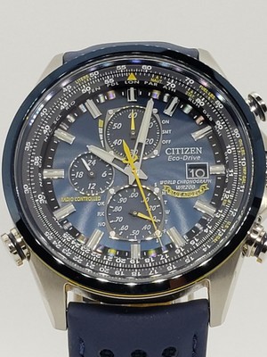 citizen eco drive radio controlled blue angels