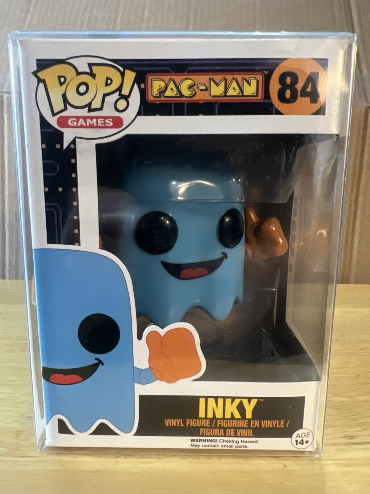 Funko Pop Pac-Man #84 Inky Used Protector Included Minor Box Damage