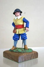TRADITION STADDEN ENGLISH CIVIL WAR ROYALIST PIKEMAN 1642 STUDIO PAINTED ow