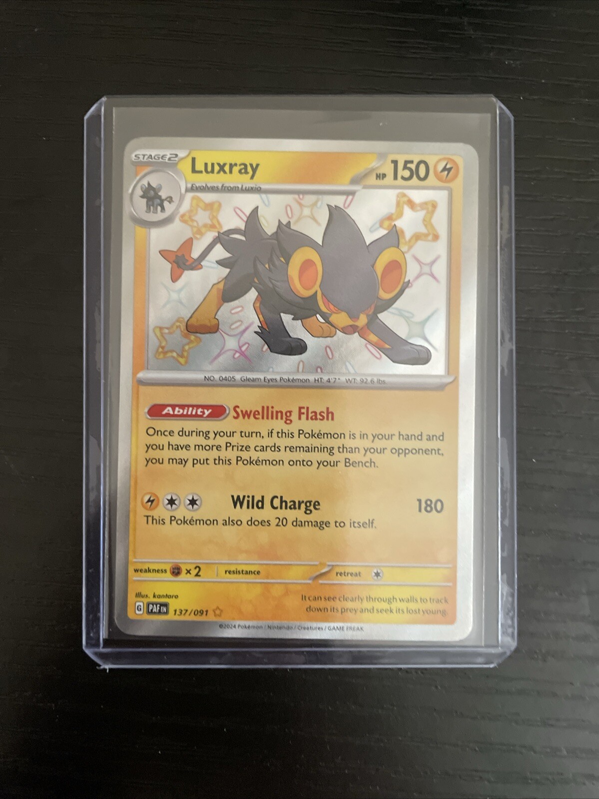 Luxray 137/091 Sv: Paldean Fates Holo