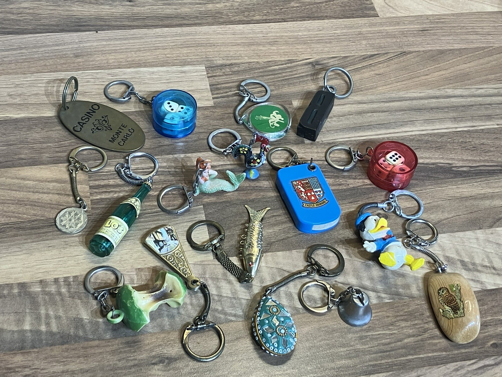 JOB LOT Keyrings Key Fobs Vintage Collectable … Key rings Bundle Old
