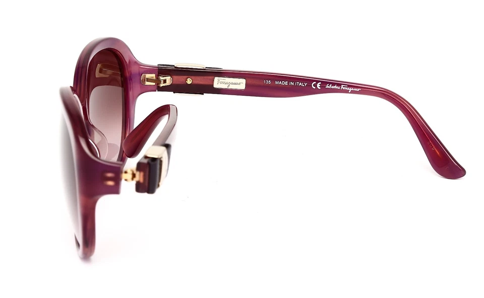 Gafas de sol redondas para mujer Salvatore Ferragamo SF658SL R1064 Foto 3 de 4