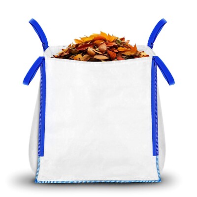 BIG BAG Sack für Bauschutt Holz Gartenabfall Entsorgung 4 Schlaufen 90x90x90 cm