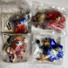 McDonald's 1991 Looney Tunes Super Hero Happy Meal Toys Set of 4 Sealed in Bags