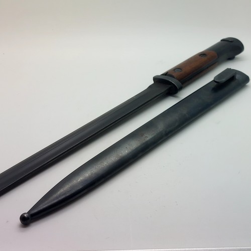 Pre-WWII Czech Regiment Marked Bayonet With Scabbard