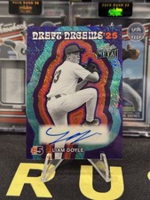 2026 Leaf Metal Liam Doyle #DA-LD1 Draft Dreams ’25 7/7 Shimmer Autograph