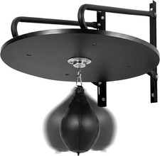 Speed Bag Platform Boxing Reaction Training Equipment w/ Punching Ball Adult