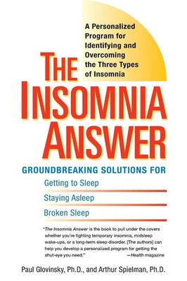 The Insomnia Answer Paul Glovinsky (u. a.) Taschenbuch Englisch 2006