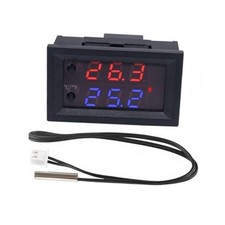 12V Electronic Temperature Controller, Digital Thermostat Control Module LCD