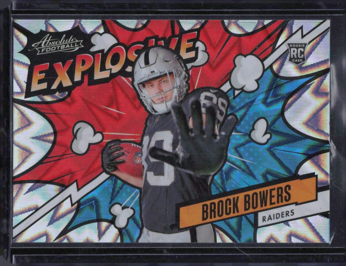 2024 Panini Absolute #EX-BBS Brock Bowers Explosive
